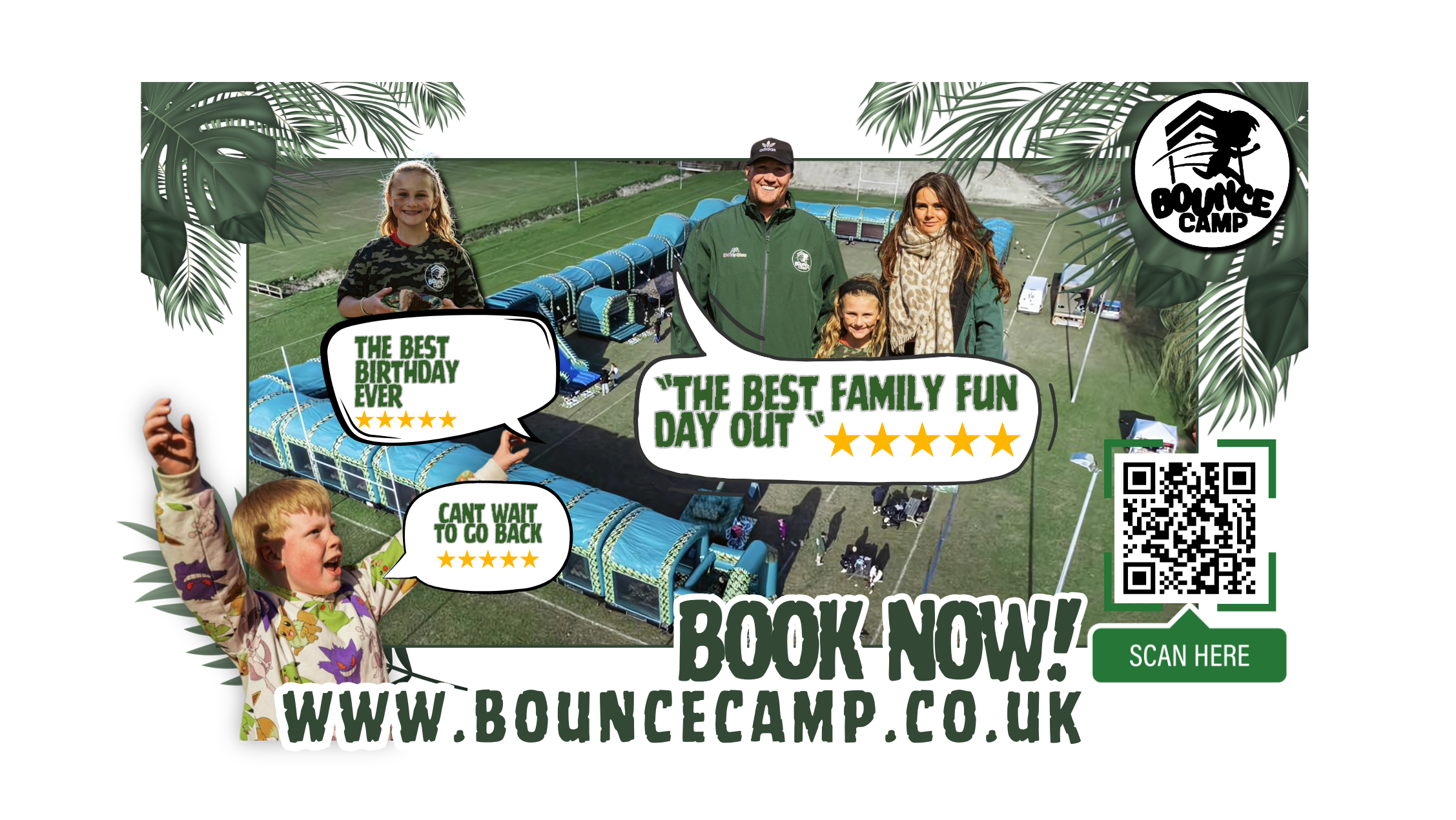 High Inflatables & Mega Slides: Climb, slide, and bounce your way through an array of towering inflatables and thrilling slides. Inflatable theme park